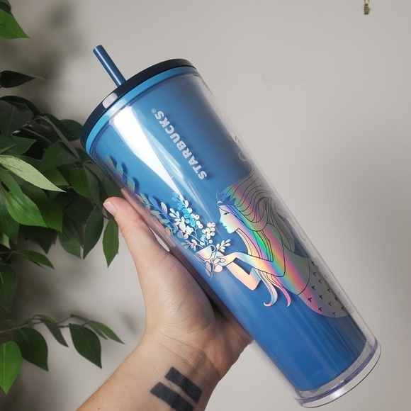 Starbucks Other - Starbucks 24oz Venti Rainbow Iridescent Siren Mermaid Tumbler
